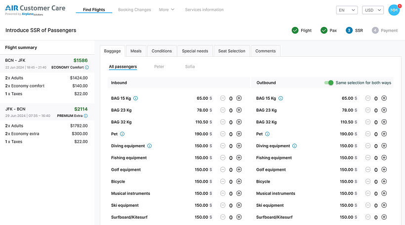 Air Customer Care screenshot